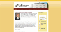 Desktop Screenshot of newenglandbaptistcollege.com