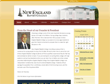 Tablet Screenshot of newenglandbaptistcollege.com